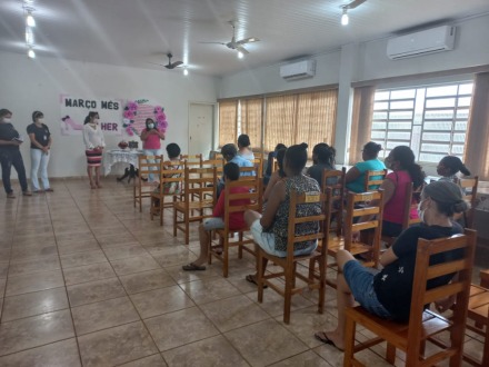 Secretaria de Assistência Social realizou programação especial para as mulheres no mês de Março