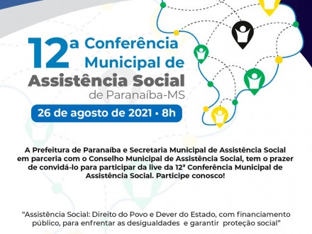 XII Conferência Municipal de Assistência Social será nesta quinta-feira