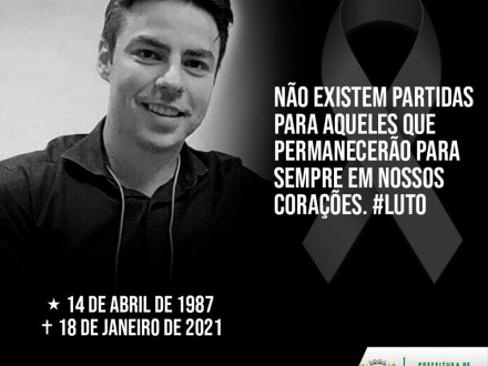 Prefeito decreta luto oficial pelo falecimento do Dr. Ronaldo Miziara