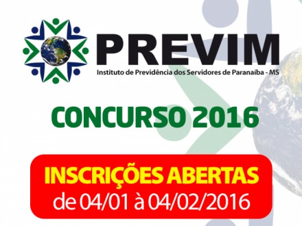 Concurso PREVIM 2016