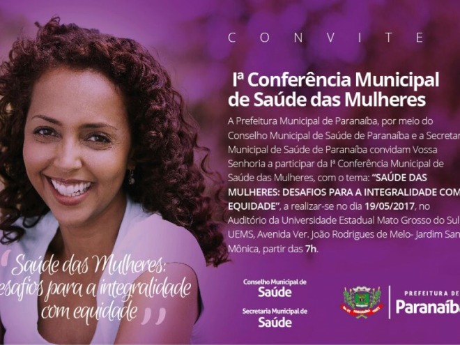 Conferencia Municipal de Sa�de das Mulheres em Parana�ba
