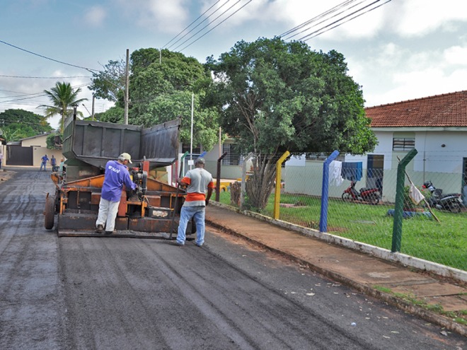 Cohab Santa Rita recebe mais uma etapa de recapeamento Cohab Santa Rita recebe mais uma etapa de recapeamento