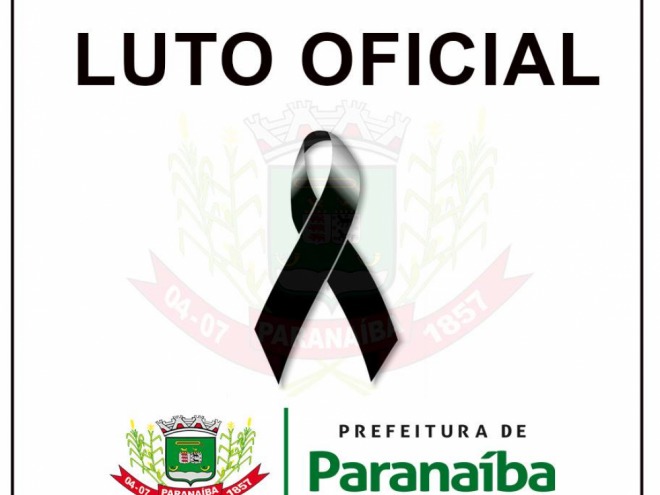 Luto oficial pelo falecimento de C�sar Chaves dos Santos
