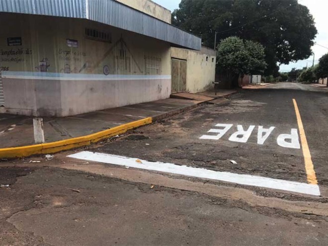 Seguem as melhorias nas vias de Paranaíba