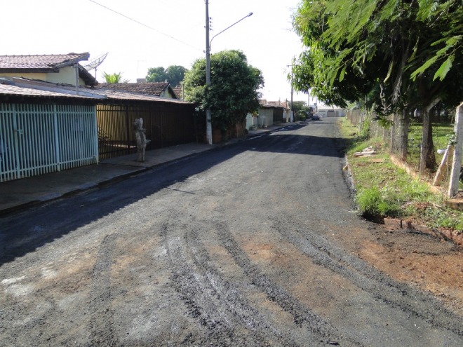 Rua Projetada E � recapeada