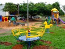 Prefeitura instala playground no Espelho d'Água