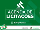 Prefeitura divulga agenda de licitações para o mês de março