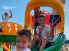 Crianças se divertem no Espaço Kids