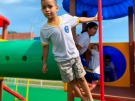 Crianças se divertem no Espaço Kids