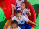 Crianças se divertem no Espaço Kids