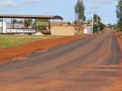 Marginal da BR 483 recebeu serviços de pavimentação asfáltica