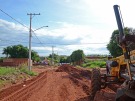 Rua Agripina Pereira dos Santos recebeu prepara��o para asfaltado