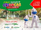 2º Dia D de Vacinação de Crianças contra a Covid-19 será nesta segunda-feira