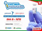 Começa nesta quinta-feira, 9, a vacinação Janssen D2 em Paranaíba