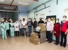 Prefeitura entregou 10 capacetes elmos para ala respiratória da Santa Casa de Misericórdia